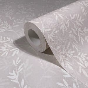 Oriana vaaleabeige lehvästö tapetti 89026