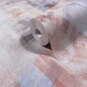 Fresh Up Sininen Akvarelliruutu Tapetti 88906