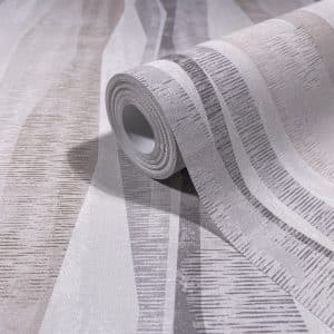 Fresh Up Harmaa Aaltoraita Tapetti 88986