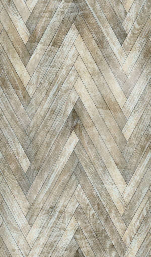 Rustiikkinen ruskea Smart Art Easy Herringbone valokuvatapetti 47247