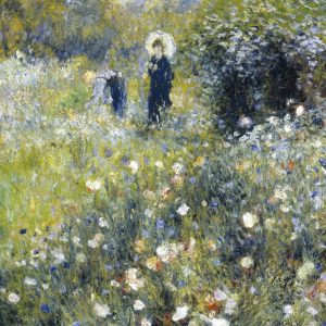 Dimex 0256 Woman in Garden - Pierre Auguste Renoir valokuvatapetti