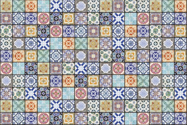 Dimex 0276 Vintage Tiles valokuvatapetti